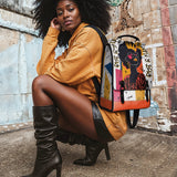 "Aina" Coconut White Leather Backpack - BRAVE ONES DEAL