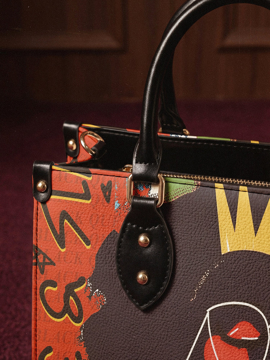 "Aina" Flame Red Leather Handbag A250 Deal