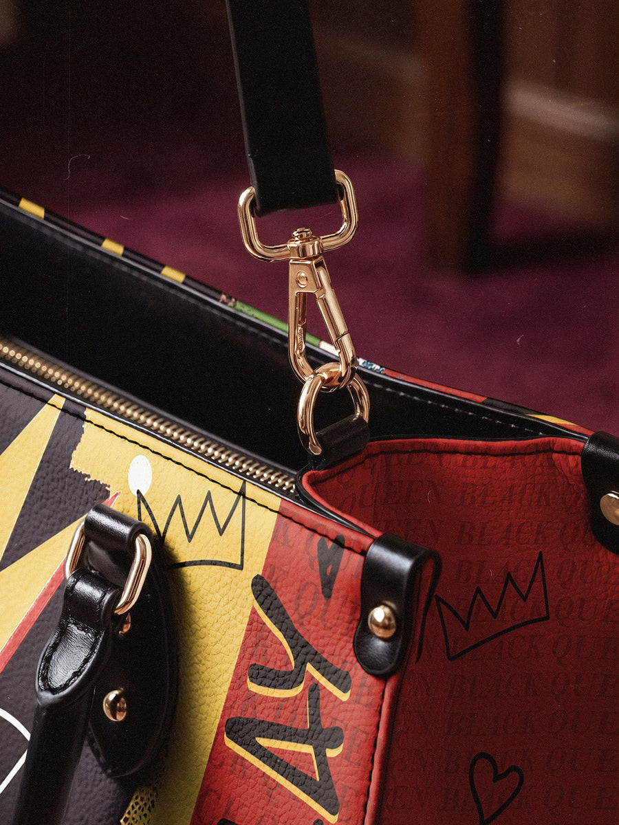 "Aina" Flame Red Leather Handbag A250 Deal
