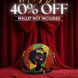 "Aina" Flame Red Circle Crossbody Bag Deal