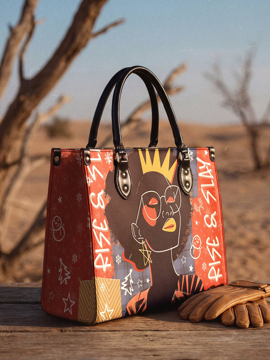 "Aina" Frosted Cherry Leather Handbag A250 Deal
