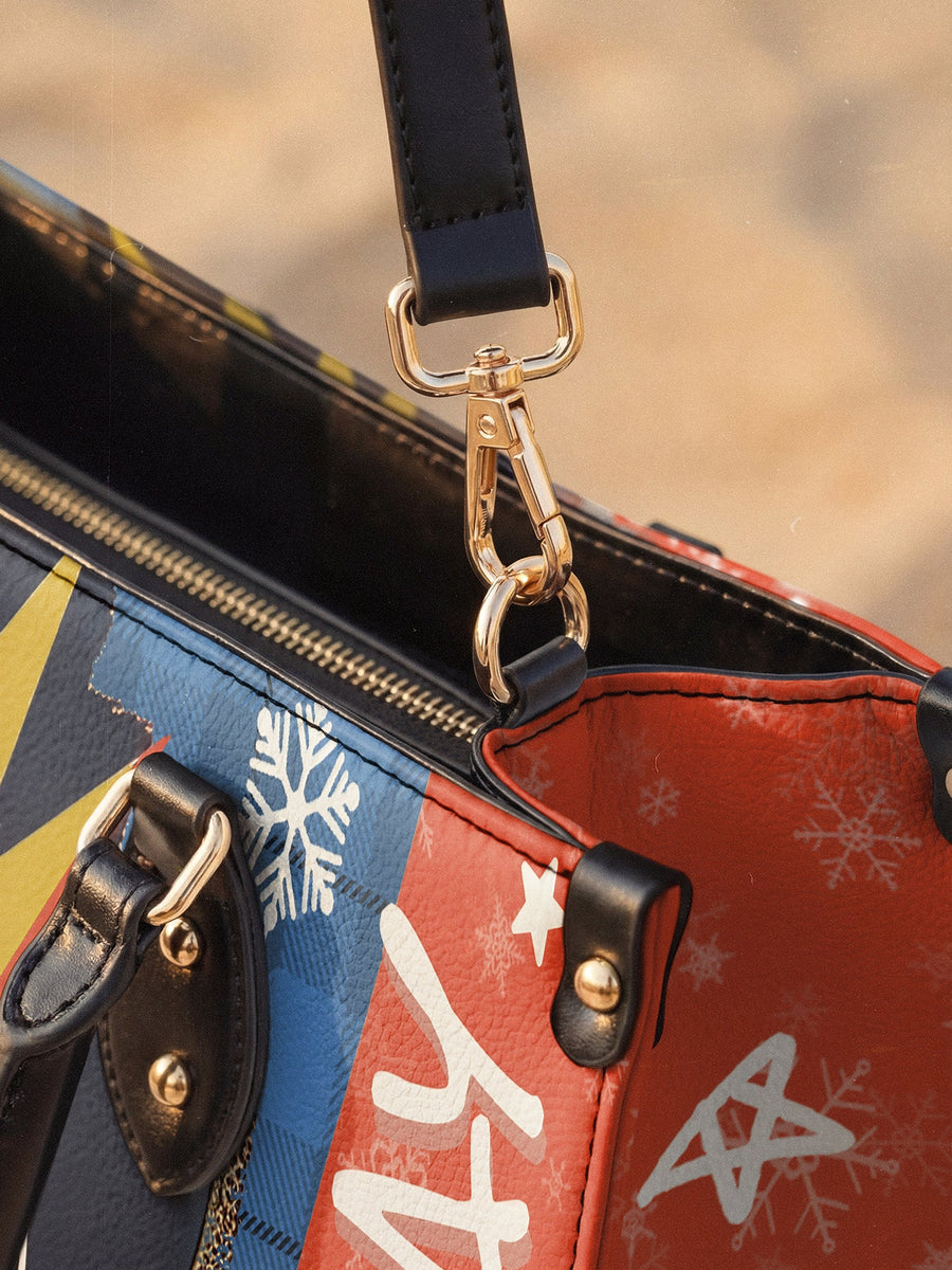 "Aina" Frosted Cherry Leather Handbag A250 Deal