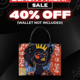 "Aina" Frosted Cherry Leather Handbag Deal