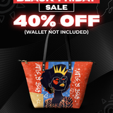 "Aina" Frosted Cherry Leather Tote Bag Deal