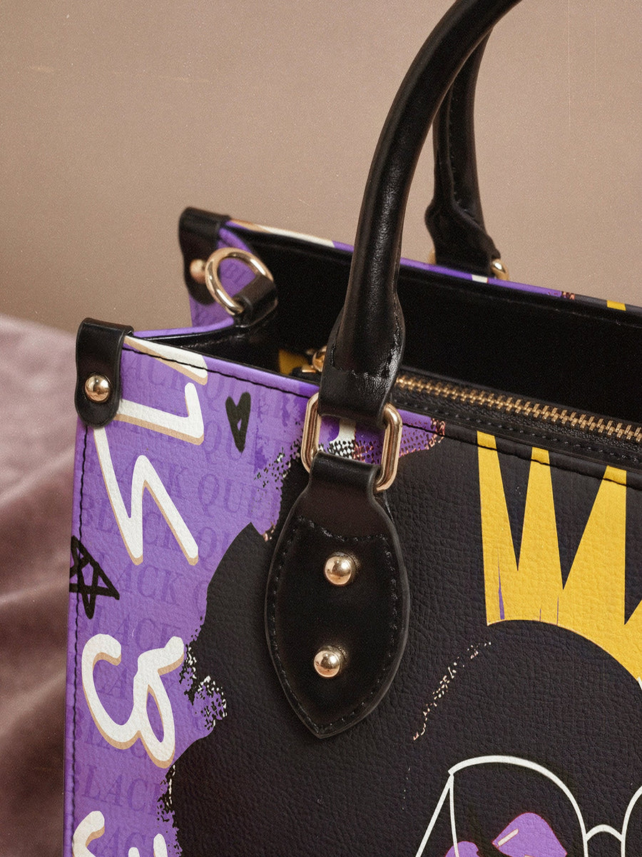 "Aina" Grape Soda Leather Handbag A250 Deal