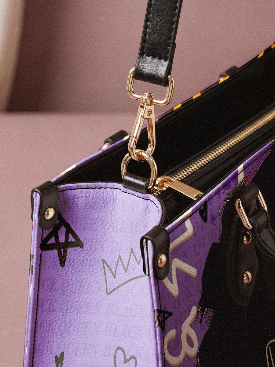"Aina" Grape Soda Leather Handbag A250 Deal