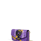 "Aina" Grape Soda Envelope Chain Crossbody Bag