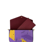 "Aina" Grape Soda Envelope Chain Crossbody Bag