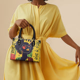 "Aina" Lemon Zest Small Leather Handbag (Top Grain) BTS DEAL
