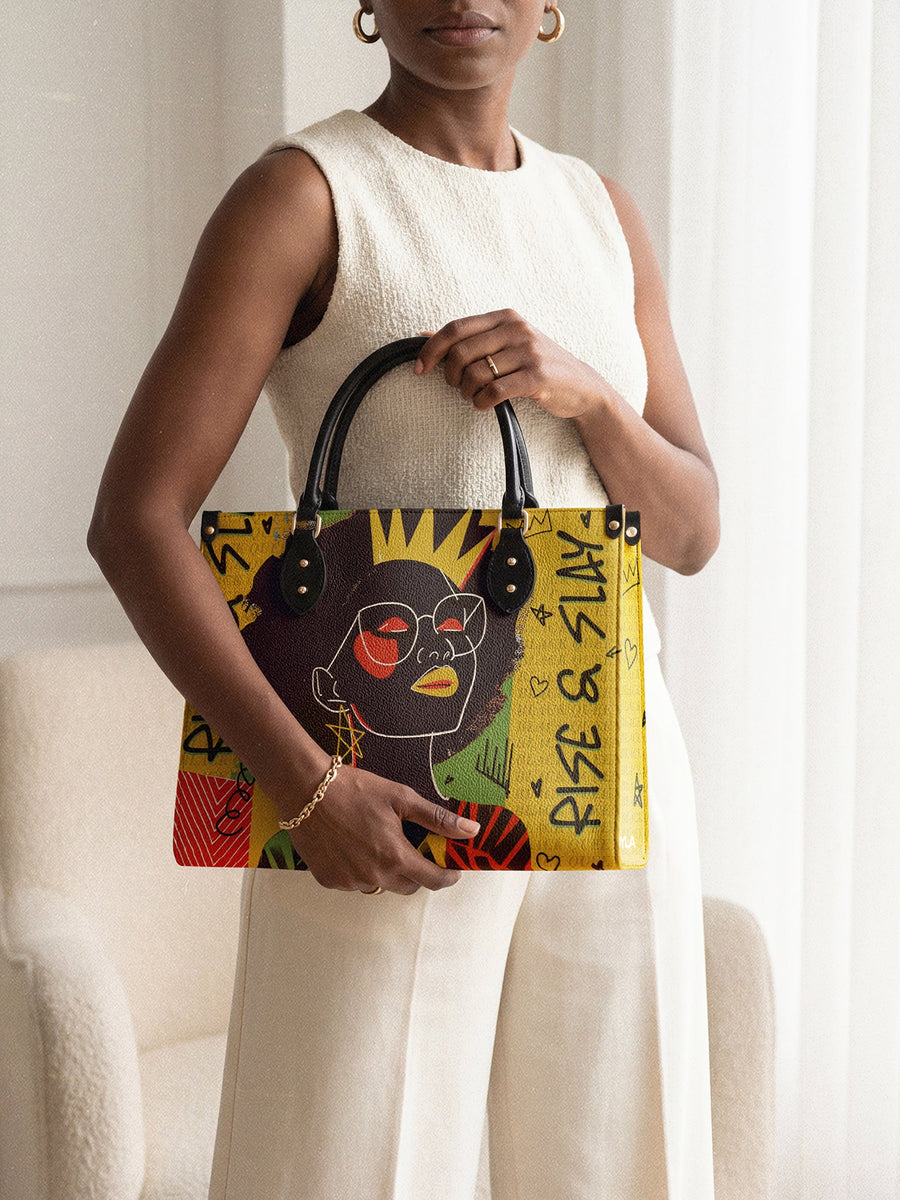 "Aina" Lemon Zest Leather Handbag A250 Deal