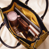 "Aina" Lemon Zest Leather Handbag - BRAVE ONES DEAL