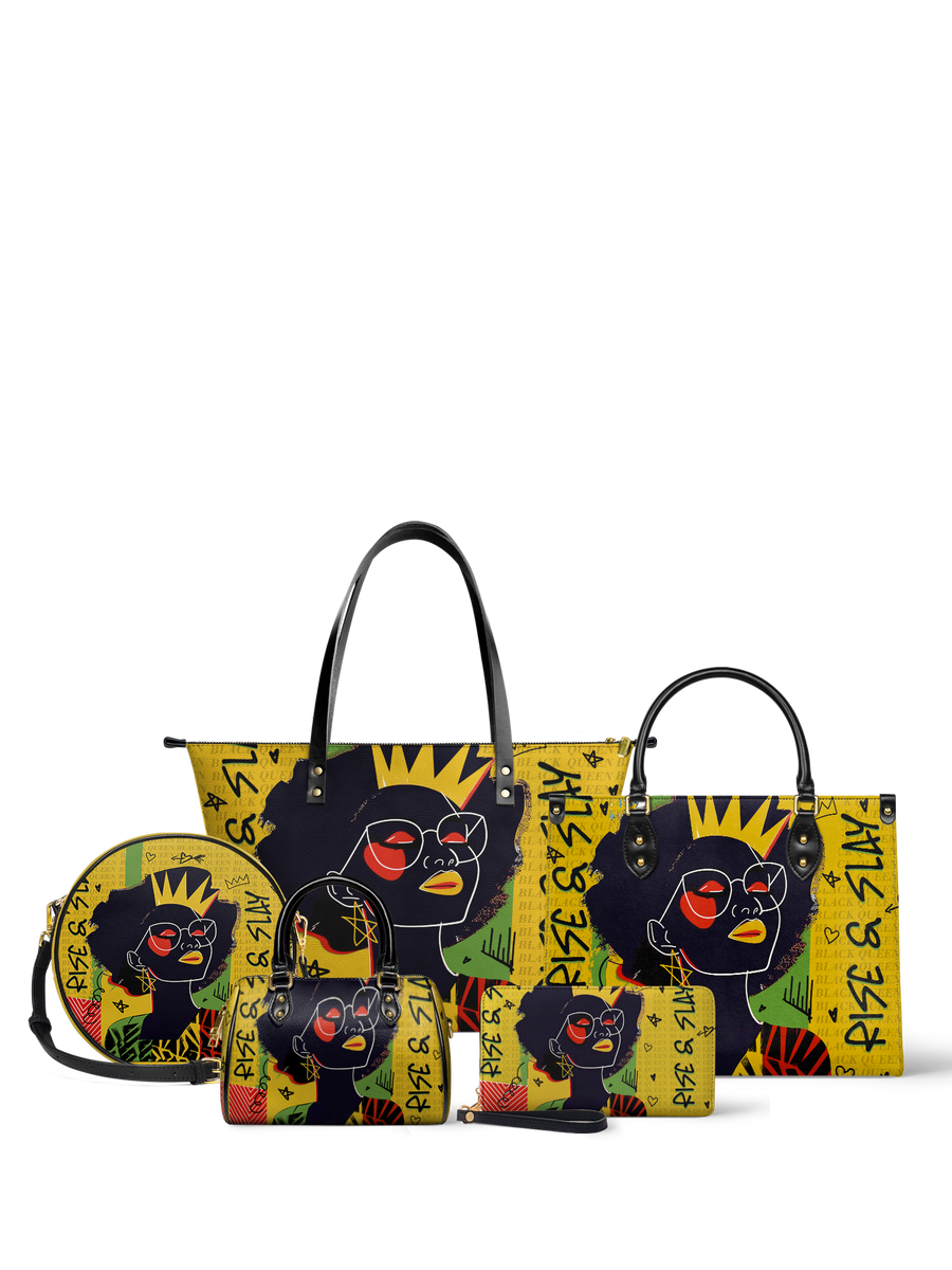 "Aina" Lemon Zest Leather Handbag Bundle DD DEAL