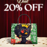 "Aina" Lime Pop Xmas Leather Handbag Deal