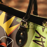 "Aina" Lime Pop Leather Handbag - BRAVE ONES DEAL