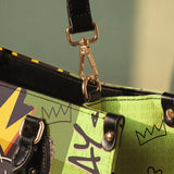 "Aina" Lime Pop Leather Handbag - BRAVE ONES DEAL