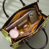 "Aina" Lime Pop Leather Handbag