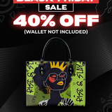 "Aina" Lime Pop Leather Handbag Deal