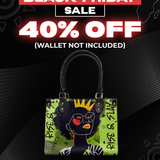 "Aina" Lime Pop Small Leather Handbag Deal