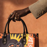 "Aina" Orange Sorbet Leather Handbag Deal