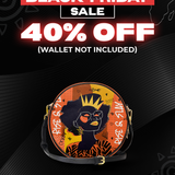 "Aina" Orange Sorbet Circle Crossbody Bag Deal