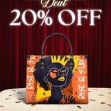 "Aina" Orange Sorbet Leather Handbag Deal