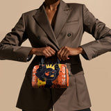 "Aina" Orange Sorbet Mini Satchel