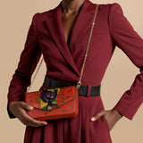 "Aina" Flame Red Pochette Deal