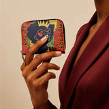 "Aina" Flame Red Mini Wallet