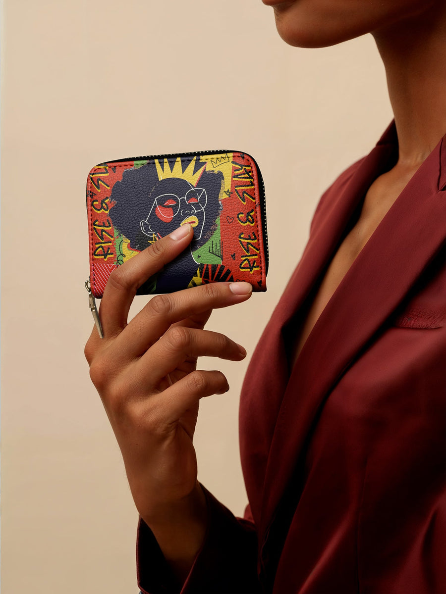 "Aina" Flame Red Mini Wallet FALL CLEARANCE DEAL