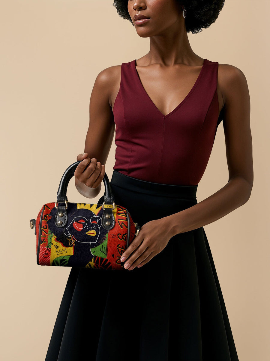"Aina" Flame Red Mini Satchel FALL CLEARANCE DEAL