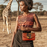 "Aina" Flame Red Pochette Deal