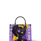 "Aina" Grape Soda Leather Handbag - BRAVE ONES DEAL