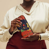 "Aina" Flame Red Wallet Deal