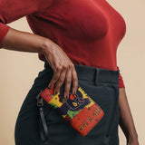 "Aina" Flame Red Wallet Deal
