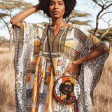 "Aina" Coconut White Circle Crossbody Bag Deal