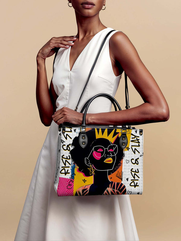 "Aina" Coconut White Leather Handbag A250 Deal