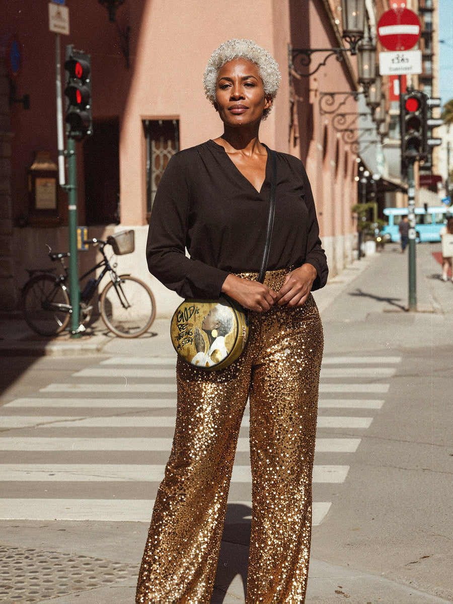 "Amahle" Circle Crossbody Bag