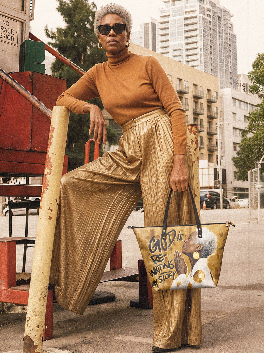 "Amahle" Leather Tote Bag