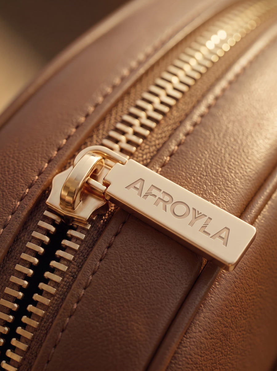 "Amani" Applique Circle Crossbody Bag