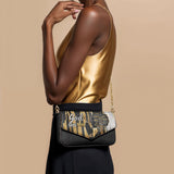 "Amara" Envelope Chain Crossbody Bag