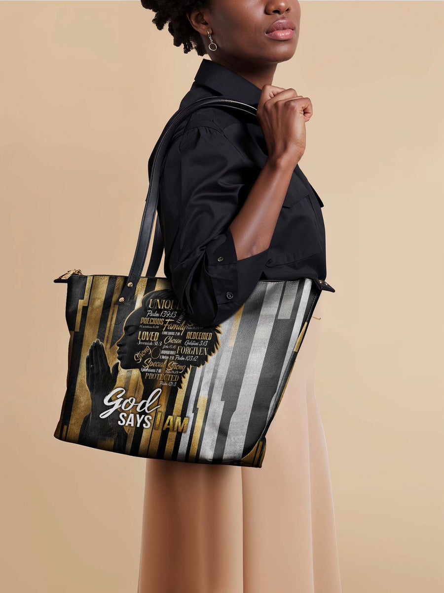 "Amara" Leather Tote Bag - DD DEAL