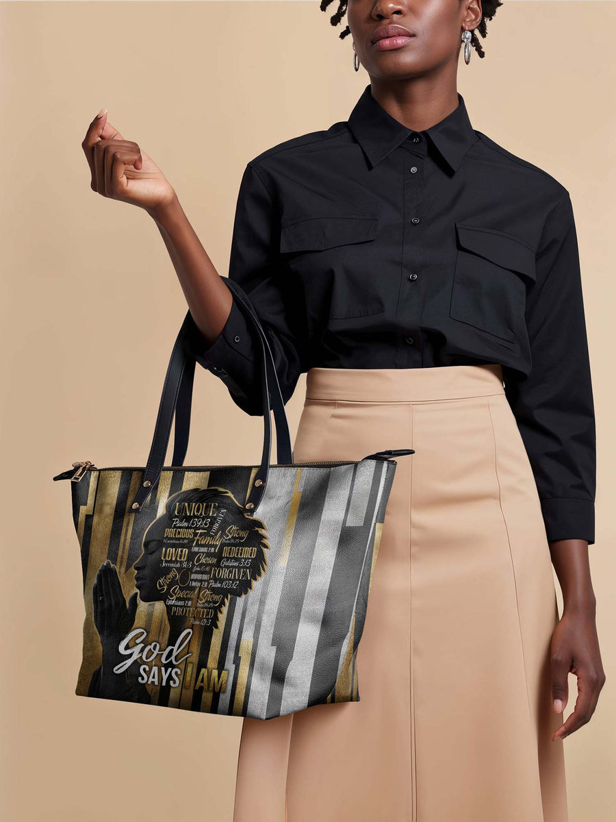 "Amara" Leather Tote Bag - DD DEAL