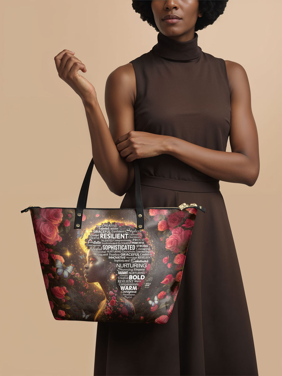 "Aurenna" Leather Tote Bag