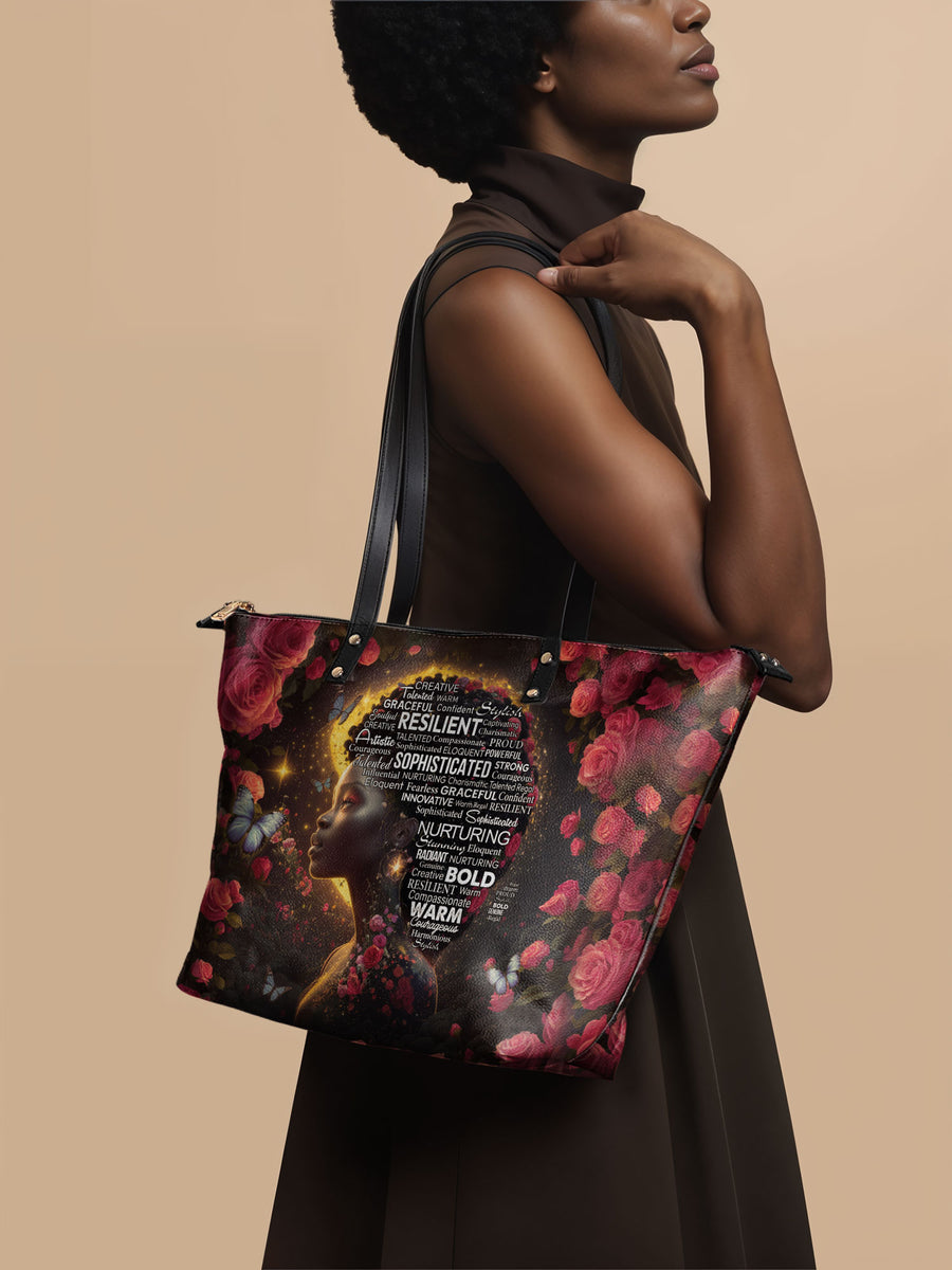 "Aurenna" Leather Tote Bag