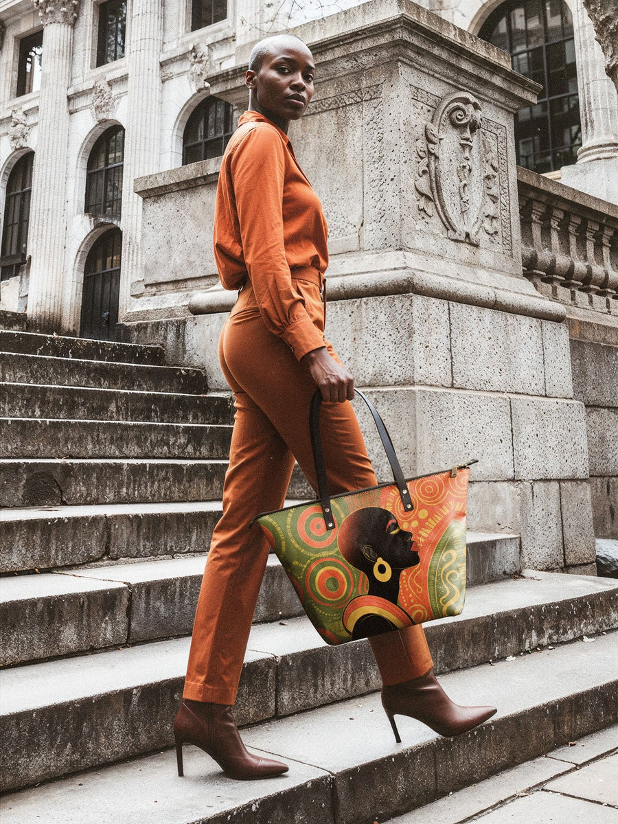"Baldisa" Leather Tote Bag