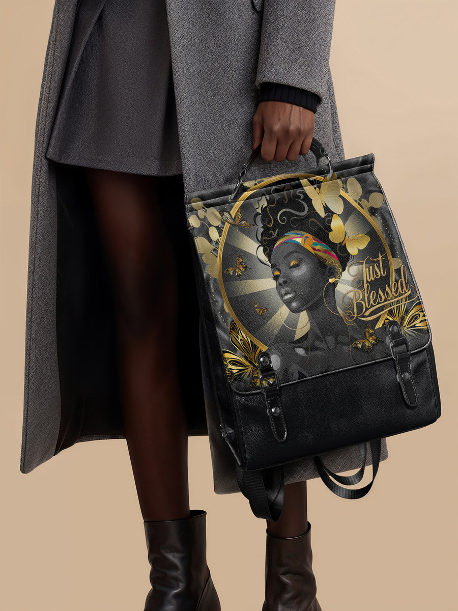 "Barakaya" Leather Backpack
