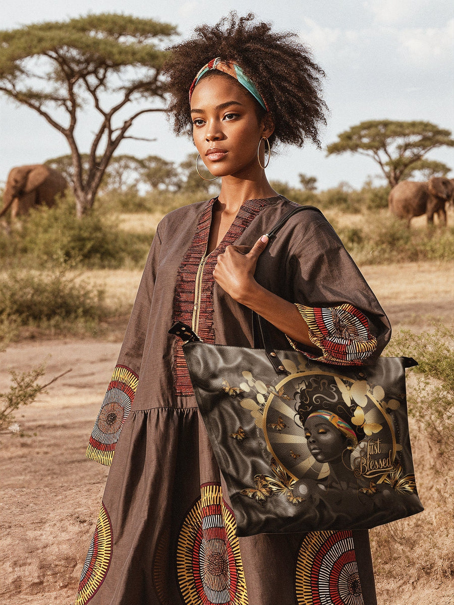 "Barakaya" Leather Tote Bag - DD DEAL