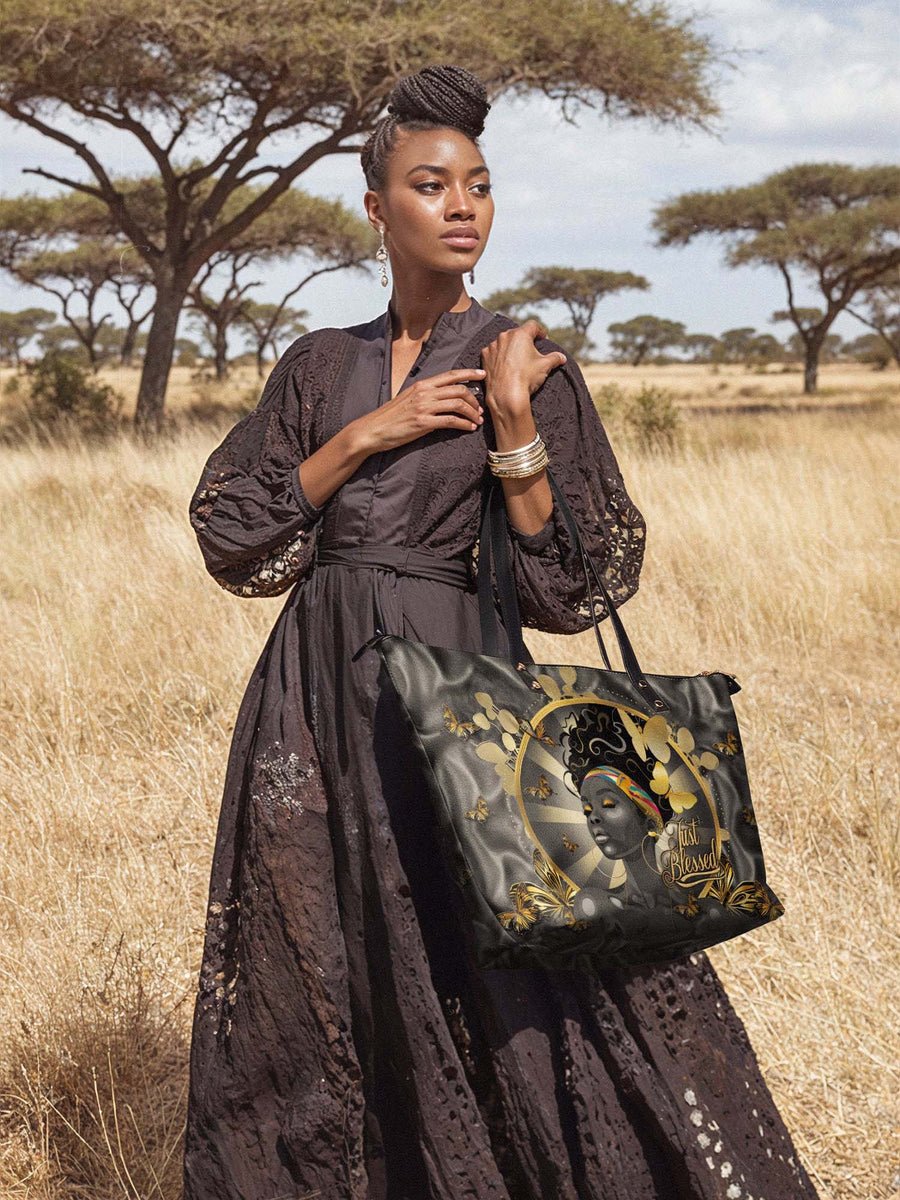 "Barakaya" Leather Tote Bag - DD DEAL
