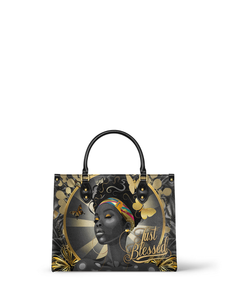 Barakaya Handbag — Just Blessed, Wrapped in Gold | Afroyla