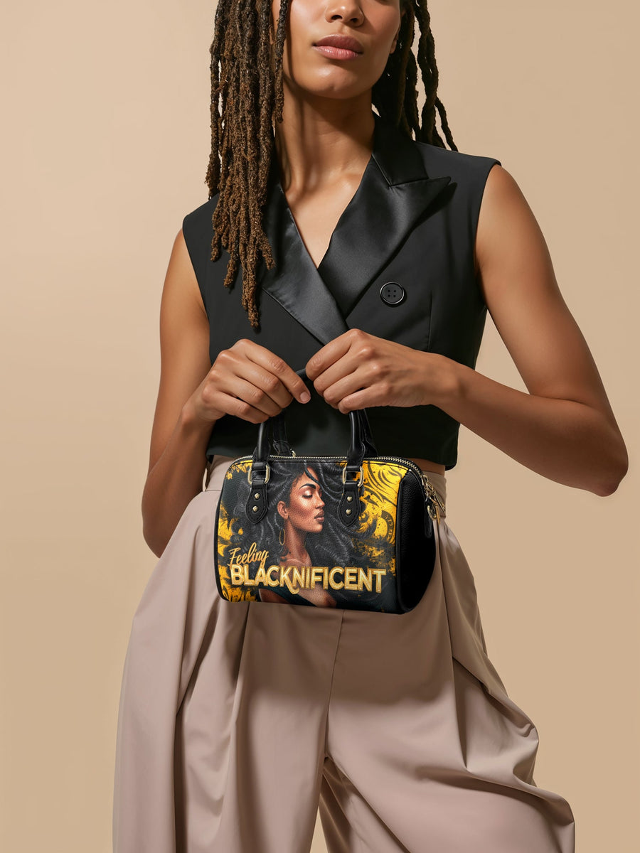 "Blacknificent" Mini Satchel FALL CLEARANCE DEAL